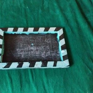 A painted on chalk board